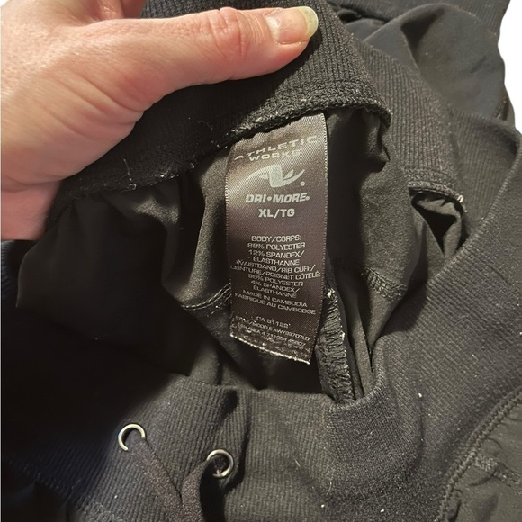 Black Athletic Works joggers dri-more tech drawstring waist women’s XL pants - Picture 5 of 9